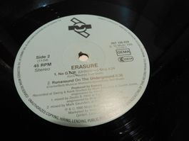 LP 1990 Erasure - Unfinished Mix Trance House     LP