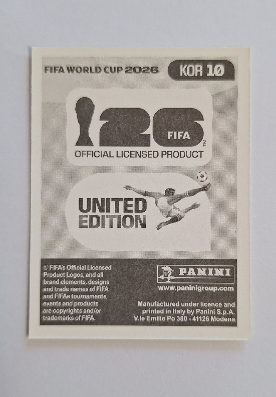 Panini Carte collezionabili: Panini Jaesung Lee KOR 10 – Nuovo (secondo la descrizione) da Romanens venduto da Crocette 1