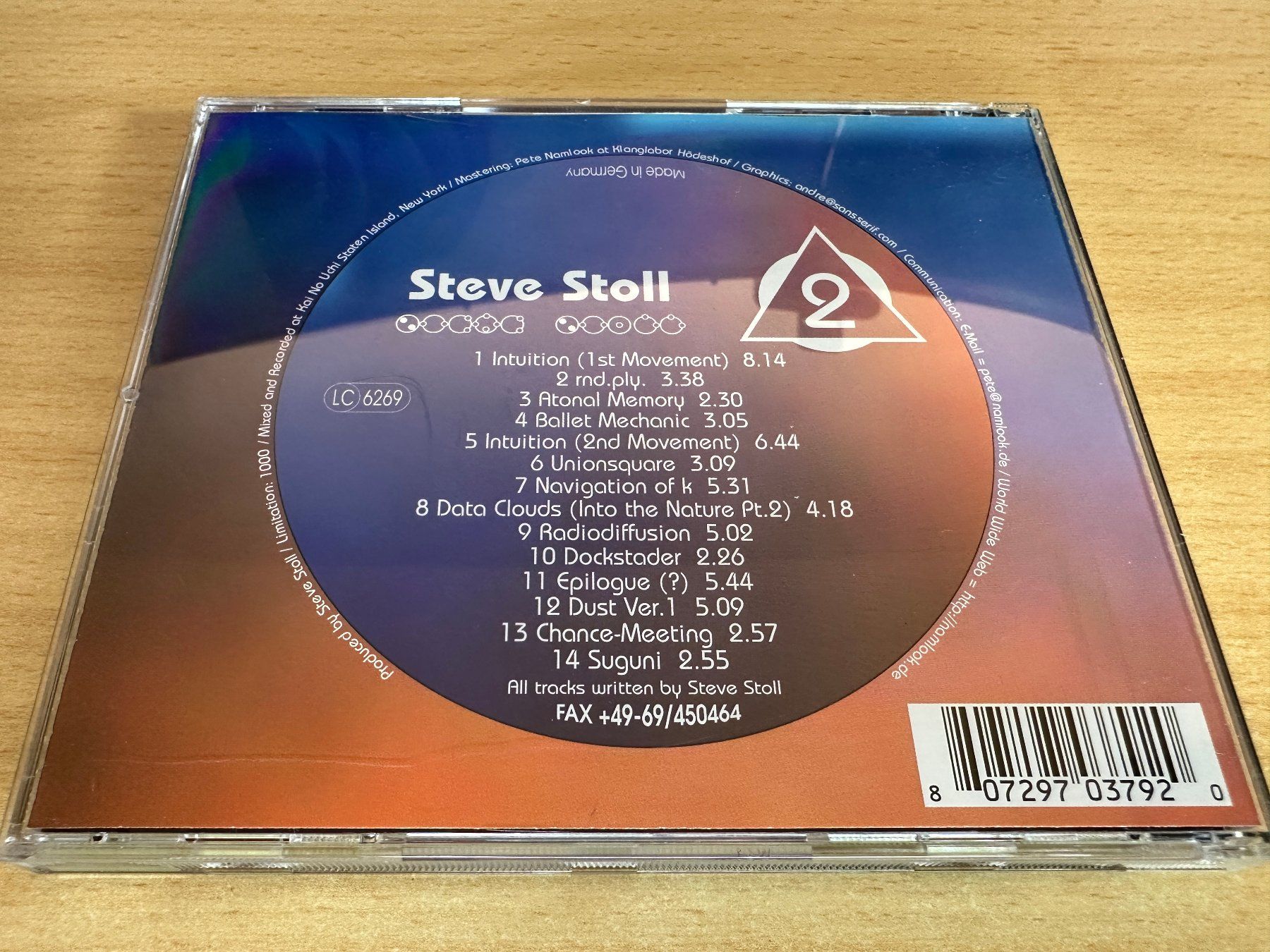 CDs: Steve Stoll – Earthling – Gebraucht aus Rikon im Tösstal von Alpenmutz 1