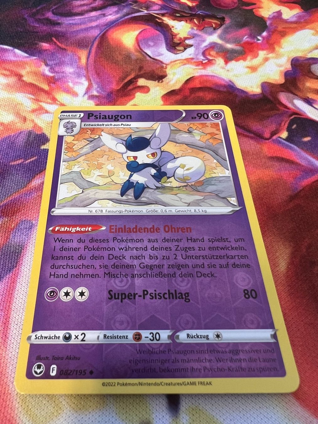 Pokémon Carte collezionabili: Psiaugon (SIT 082) / Reverse Holo / Silberne Sturmwinde – Nuovo (secondo la descrizione) da Bülach venduto da CherryBlu