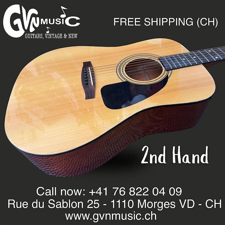 Instruments de musique: Fender DG4 Acoustic Dreadnought Almost Vintage! – D'occasion à Morges par GvnMusic