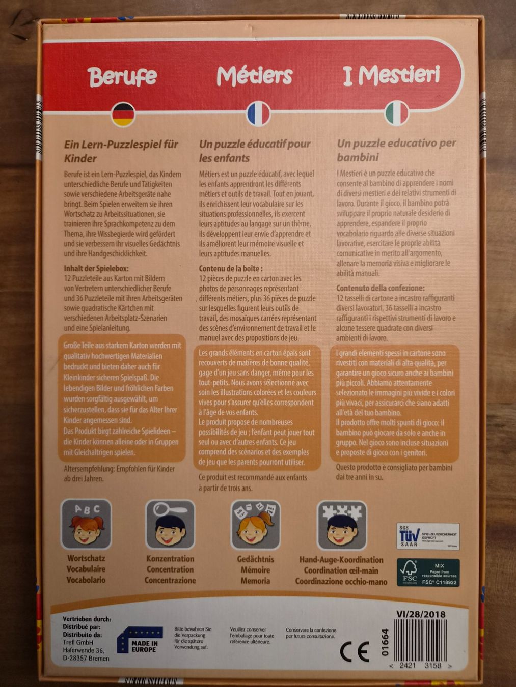 Spiele: Spiel Berufe – Gebraucht aus Giswil von movo08 1