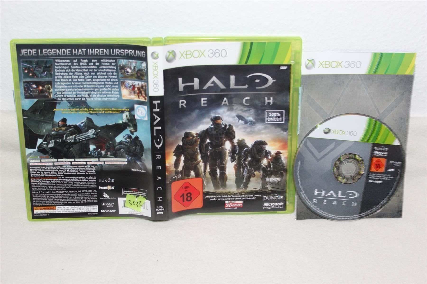 Microsoft Giochi: Halo Reach – Usato da Reinach BL venduto da RetroGamesSportsMore