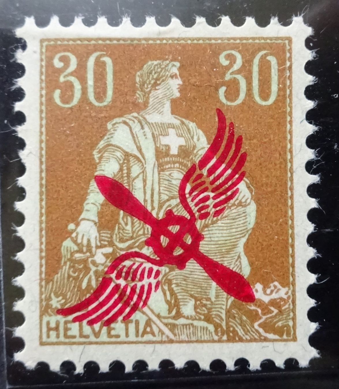 Alle Briefmarken: Flugpost Nr. 1 **, SBK 500.00 – Neu (gemäss Beschreibung) aus Watt von Oo2rup5