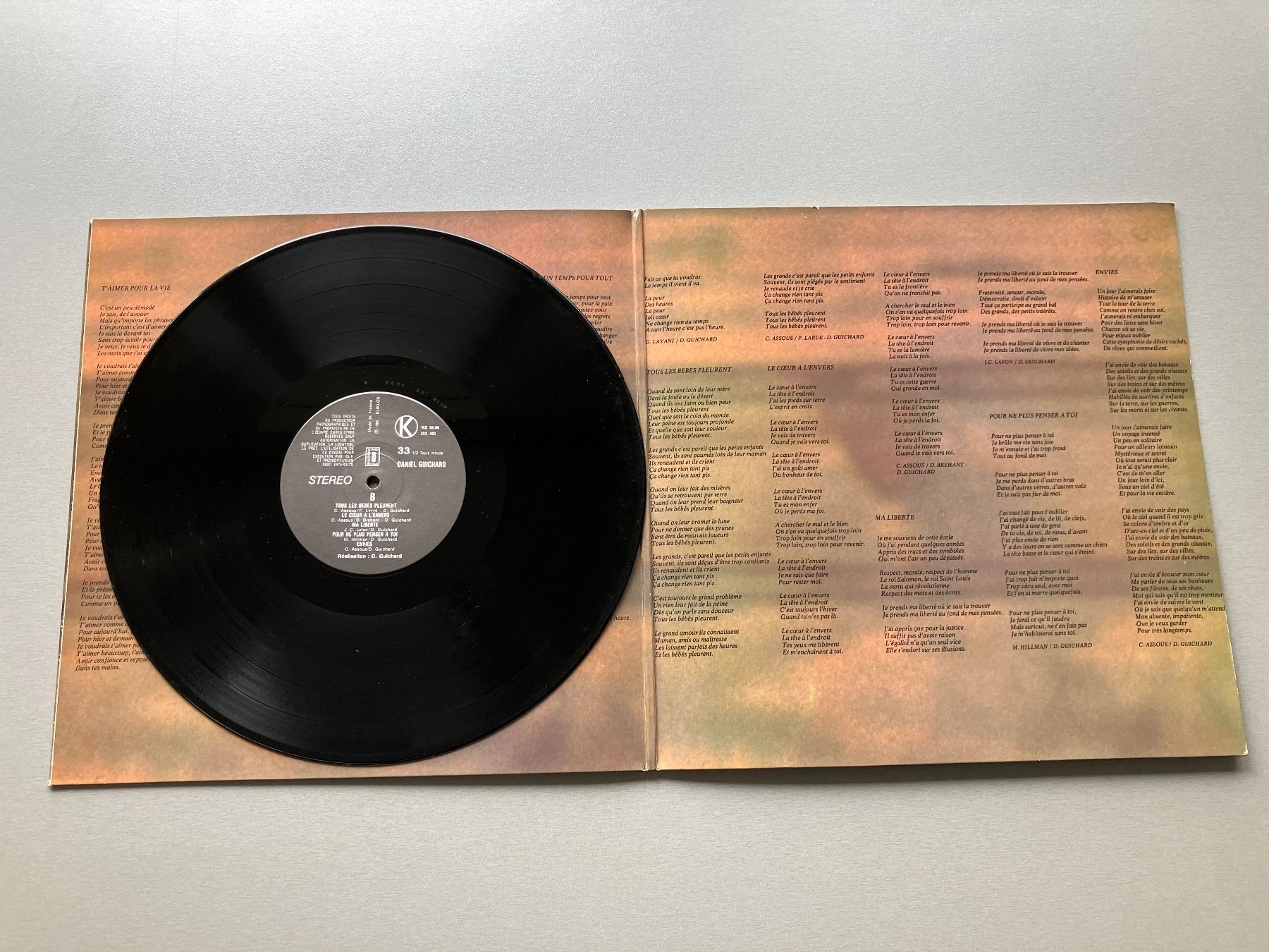 Dischi in vinile: DANIEL GUICHARD Schallplatte LP Vinyl Record – Usato da Glattfelden venduto da Danshari 3