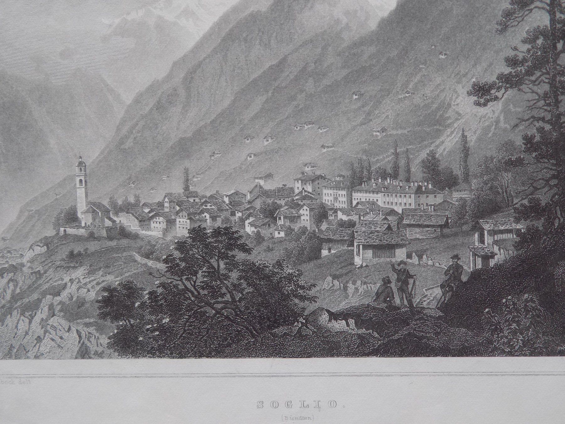 Gravures: Soglio Graubünden – D'occasion à Risch par Antikfee 2