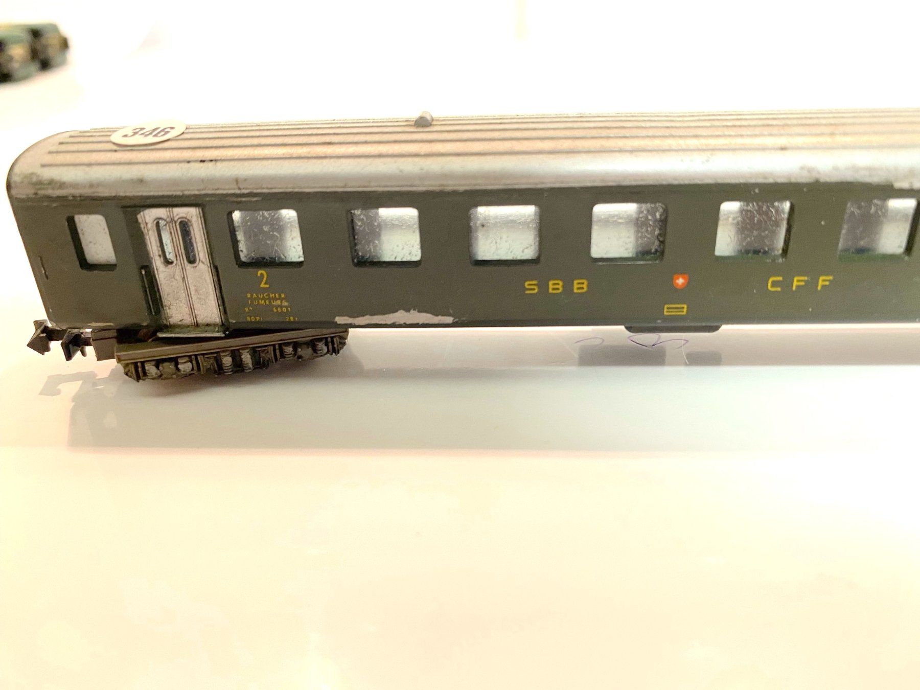 Lima Modellini di ferrovie: SBB Waggon Spur N Lima 346 – Usato da Kerzers venduto da tisyayasuBE
