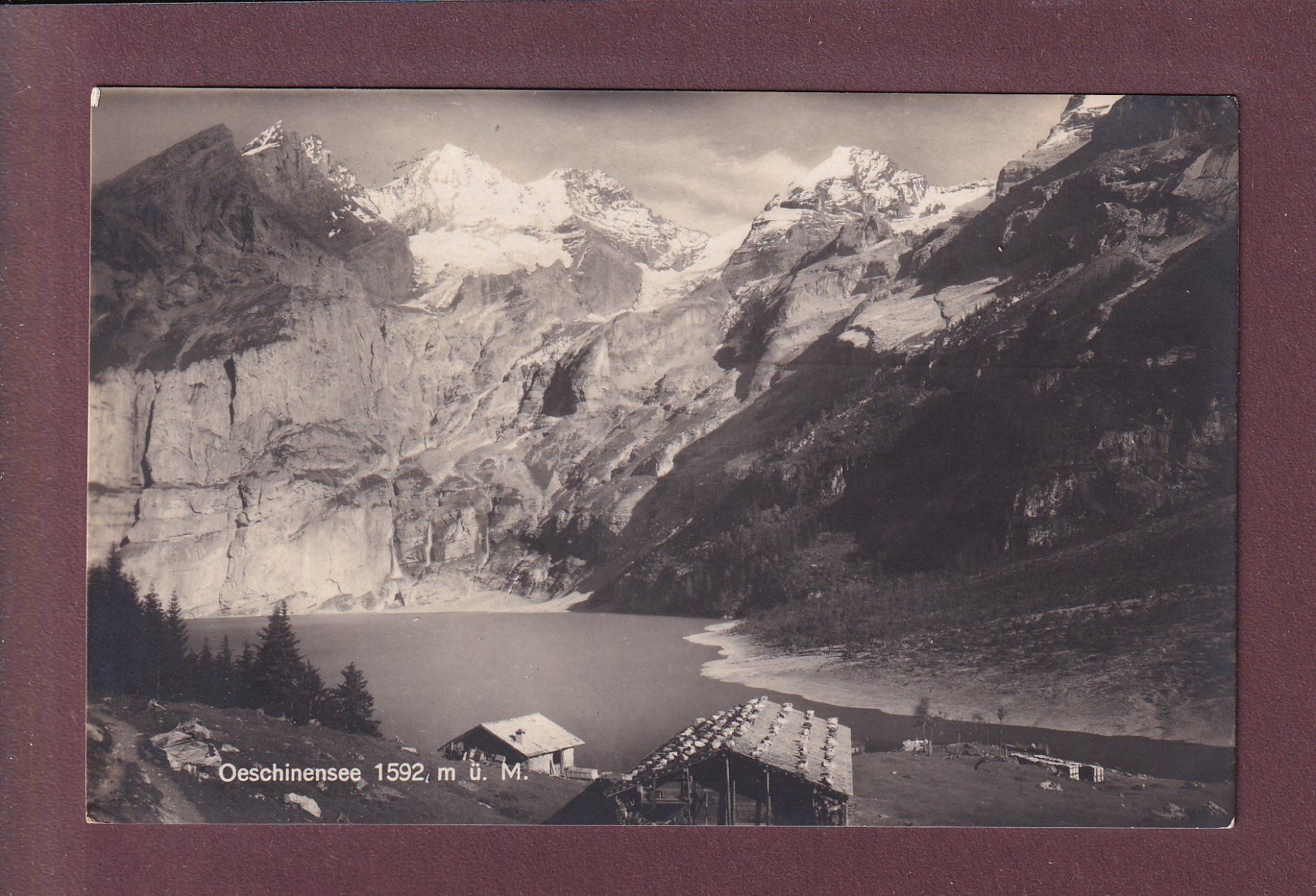 Cartes postales: OESCHINENSEE - 1925 – D'occasion à Pully par nicecards