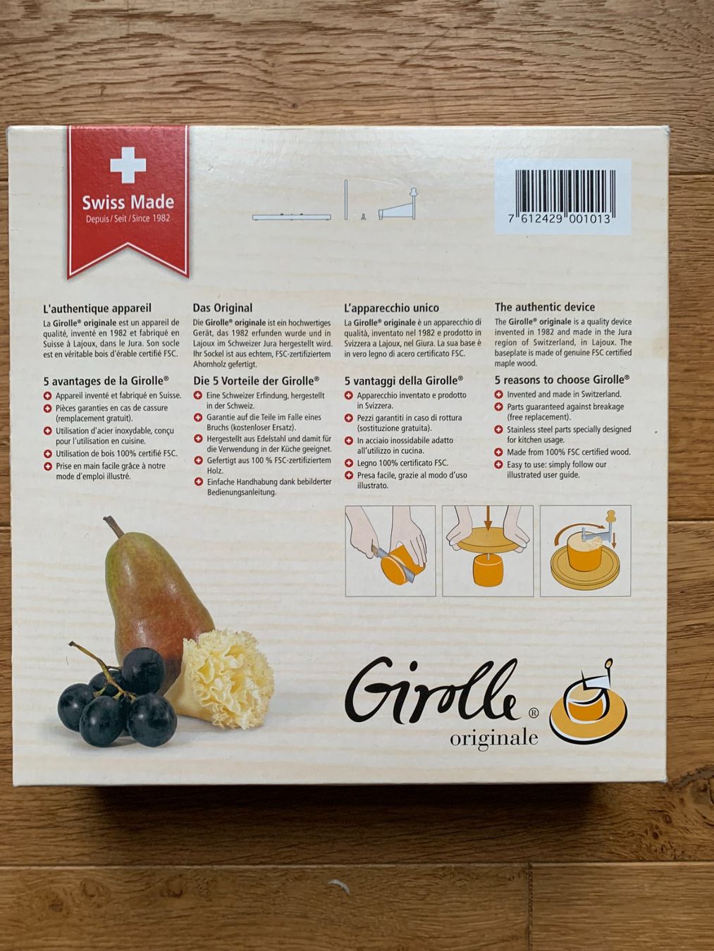 Elettrodomestici da cucina: Girolle Käsehobel (Tète de Moine) – Nuovo e nell'imballaggio originale da Grossdietwil venduto da fab_8bdy 1