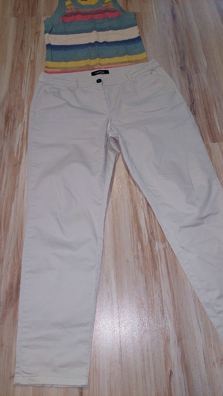 Taifun Pantaloni: Chino Hose Gr. 38 Beige TAIFUN – Usato da Gwatt (Thun) venduto da Letzte-Chance-II 2