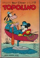 Edizione Italiana Disney TOPOLINO #452 LUGLIO 26 1964 Vintag