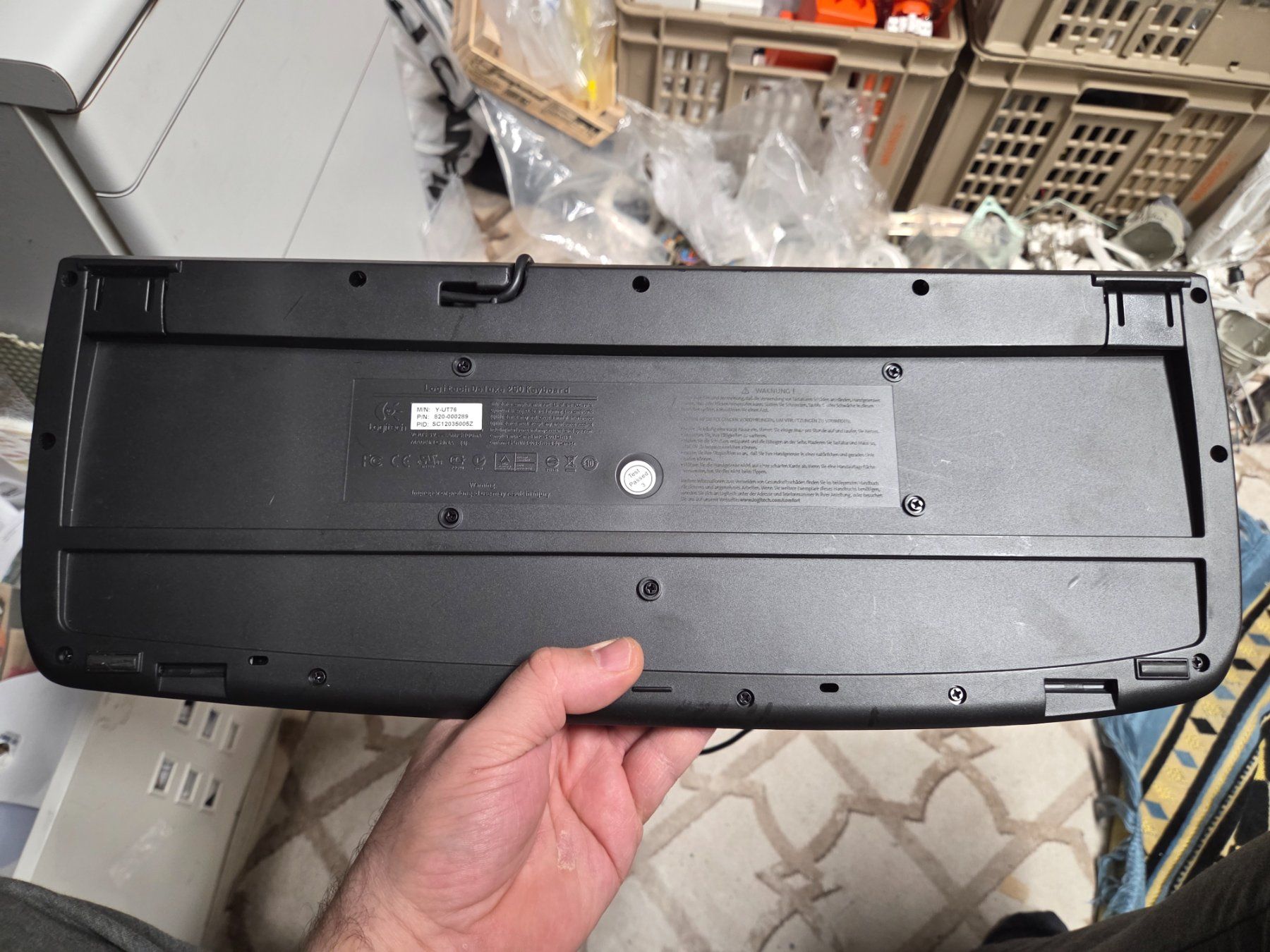 Lenovo Tastiere: Logitech De Luxe 250 Keyboard Tastatur QWERTZ-Layout – Usato da Zürich venduto da Alibaba1234 4