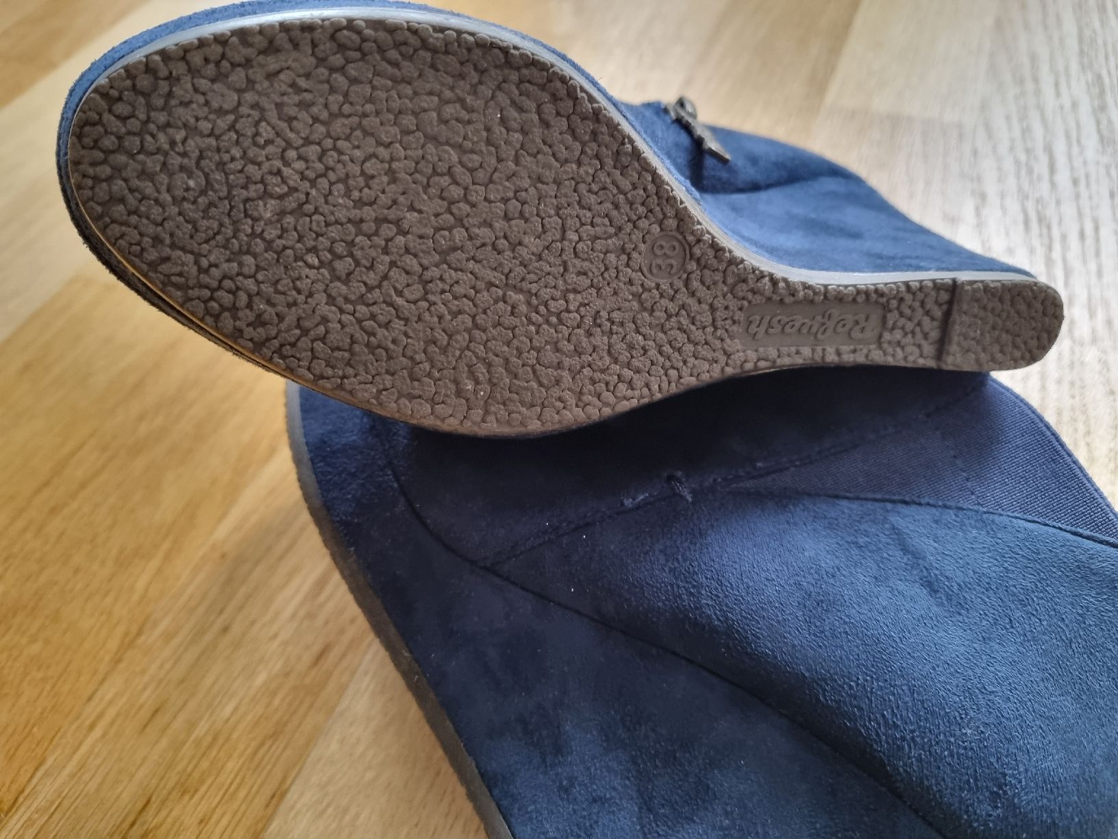 Scarpe da donna: Refresh Plateaustiefelette navy – Usato da Moosseedorf venduto da Knie0 5