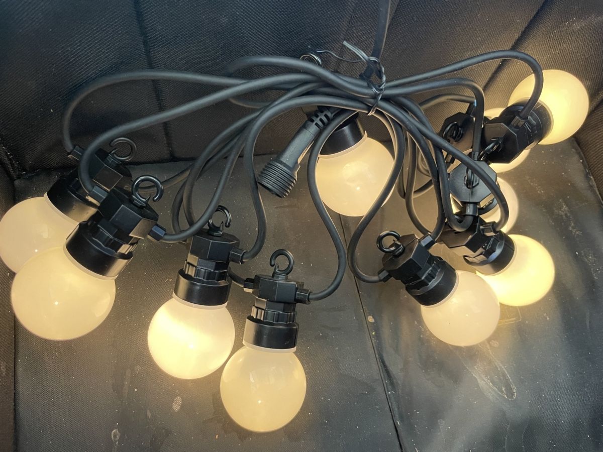 Ghirlande e barre luminose: Lichterkette LED (warmweiss) – Nuovo (secondo la descrizione) da Waldkirch venduto da SANDRADUBLER 4