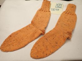 Handgestrickte Wollsocken 6 Fach  Gr: 38/39  (635)