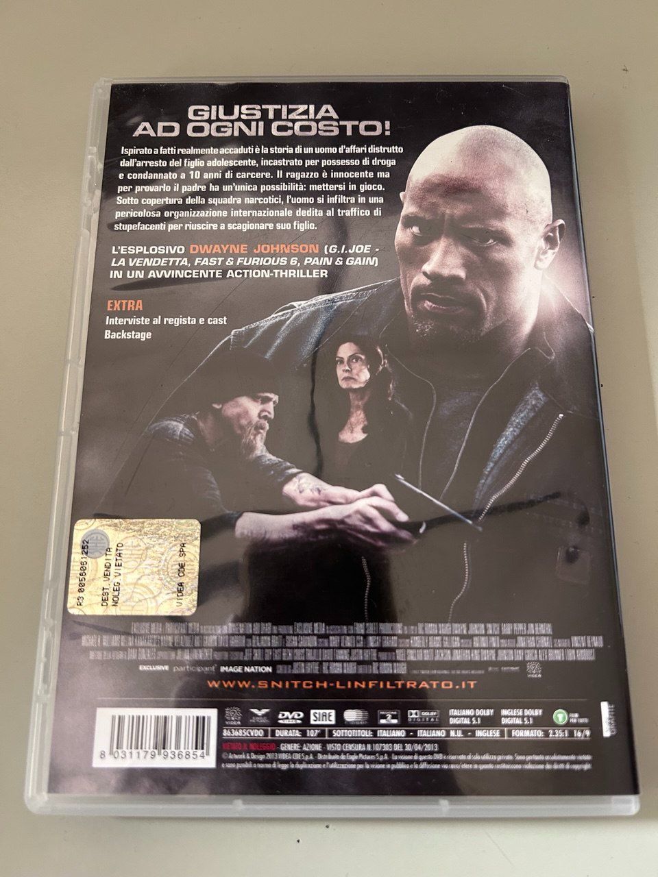 Tutti i DVDs: DVD Snitch - L'infiltrato – Usato da Giubiasco venduto da LorisVale 1