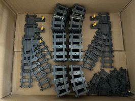 Lego City Gleise Schienen Weichen zur Eisenbahn