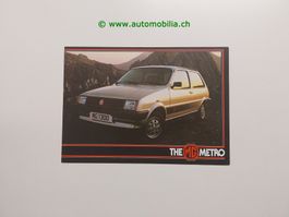 MG Metro Prospekt englisch