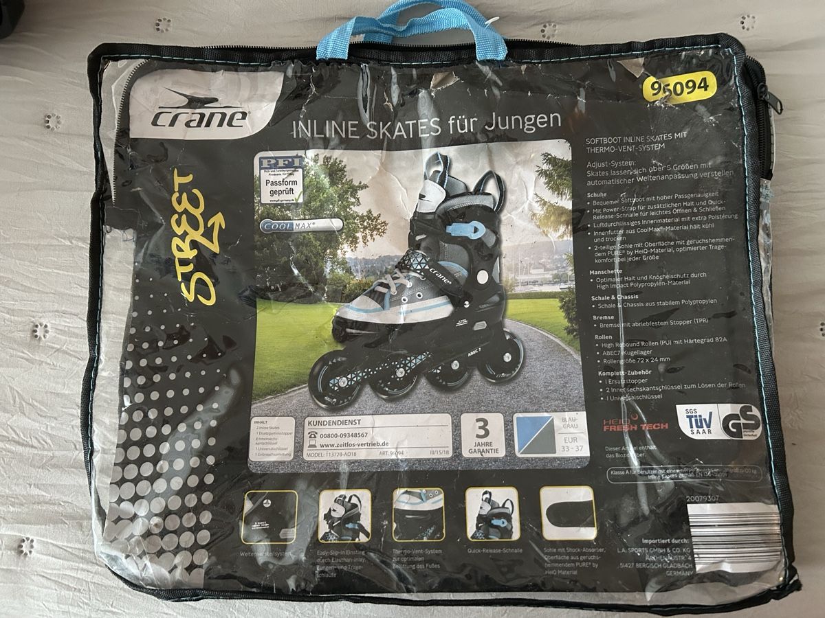 Inline-Skating & Rollschuhe: Crane Kinder Inline Skates, verstellbar, Gr. 33-37 – Gebraucht aus Wolhusen von eve_m6cg