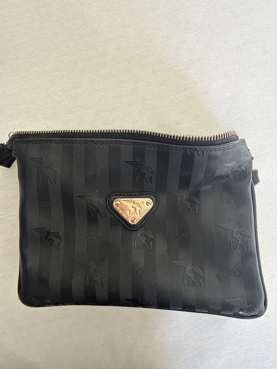 Maison Mollerus Borse da donna: Mollerus Handtasche schwarz mit drei Fächern gebraucht – Usato da Zürich venduto da Nikkii