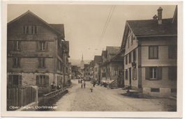 OBERÄGERI Dorfstrasse belebt