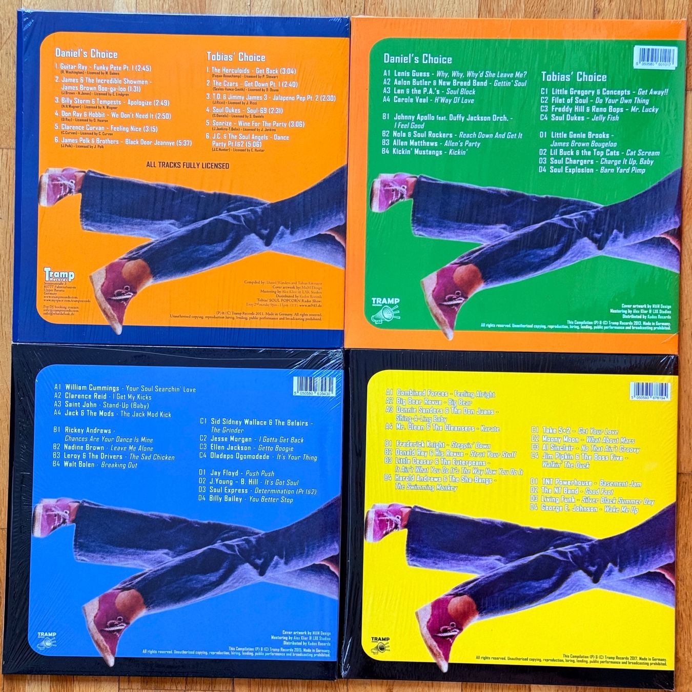 Schallplatten: 4x Funk Vinyl Compilation Feeling Nice 1-4 – Gebraucht aus Solothurn von ChiefRugged 1