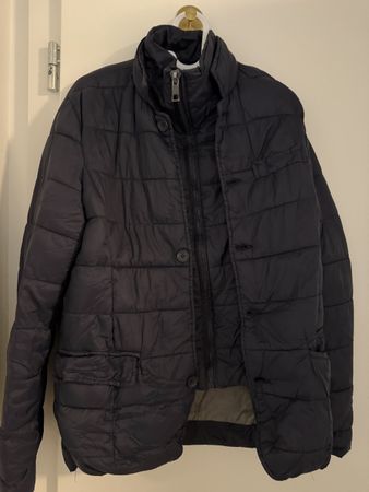 Herren Steppjacke Clayton dunkelblau Groesse S guter Zustand