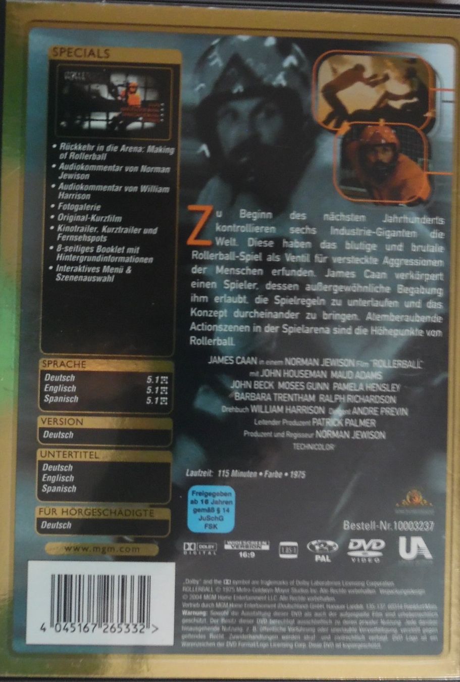 Tous les DVDs: Rollerball – D'occasion à Bellinzona par Luna093 2