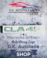 Mercedes AMG CLA45 Emblem Schriftzug Logo aus ABS NEU Chrom