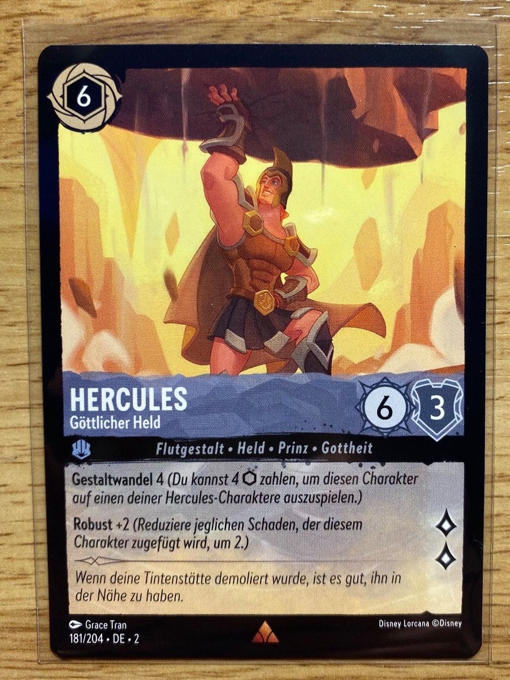 Disney Sammelbilder & Trading cards: Hercules 181 DE Disney Lorcana 2 – Neu (gemäss Beschreibung) aus Rafz von SaintCruz