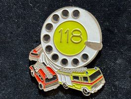 Berufsfeuerwehr Zürich pin nummeriert ca. 5cm Durchmesser