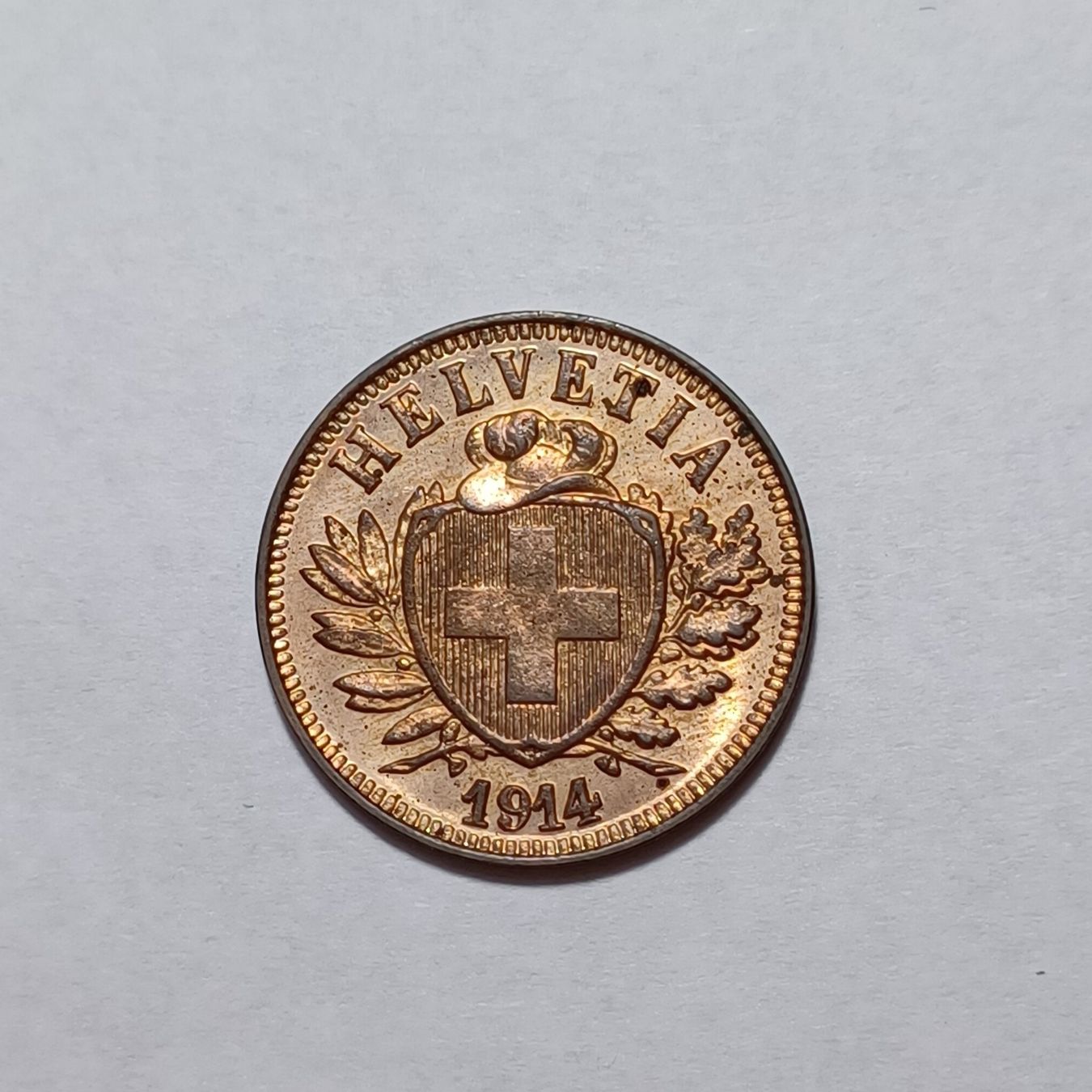 Tutti le monete: 2 Rappen 1914 stgl – Nuovo (secondo la descrizione) da Pfäffikon ZH venduto da Schweizer_Muenzen