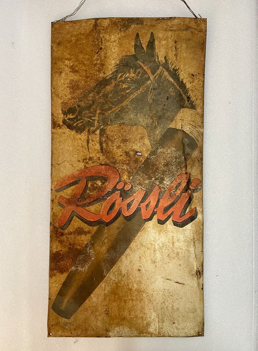 Insegne: Rössli Schild Antik – Usato da Mühlrüti venduto da Chalberchue
