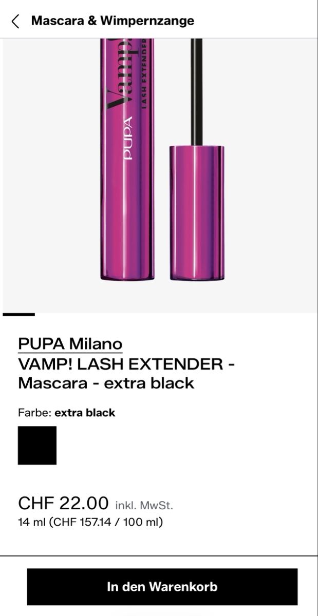 Make-up: Pupa Vamp! Mascara Lash Extender, – Nuovo (secondo la descrizione) da Baden venduto da Tiffany6878 3