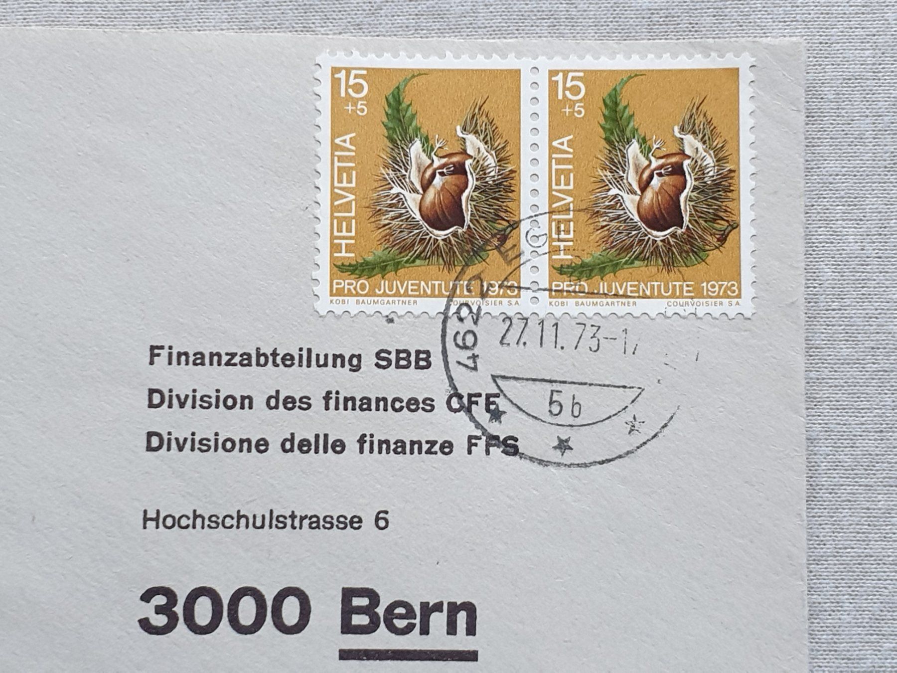 Tutti i francobolli: (120) Pro Juventute 1973 mit Frühstempel – Usato da Schwarzhäusern venduto da Inot3 6