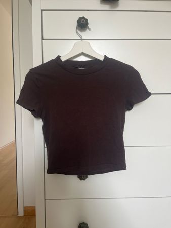 T-Shirt Brown H&M S