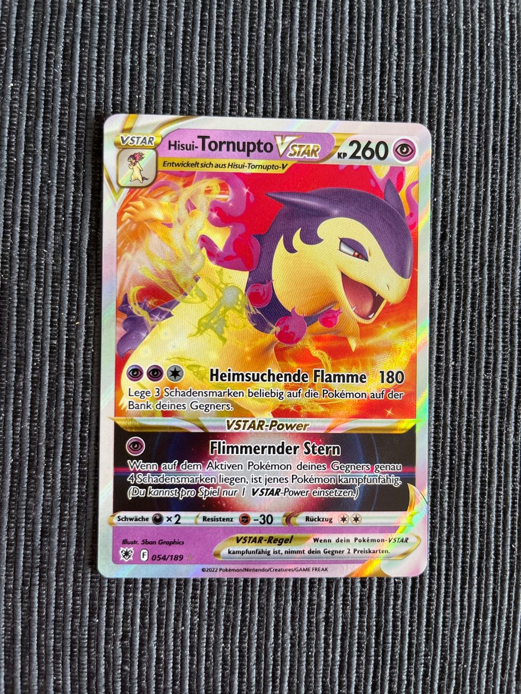 Pokémon Sammelbilder & Trading cards: Pokemon Tornupto Vstar Astral Radiance – Neu (gemäss Beschreibung) aus Wabern von Collectfun