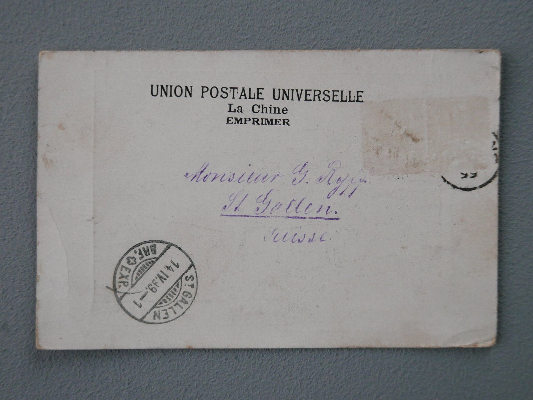 Cartoline postali: ANTIKE KORRESPONDENZ ANSICHTSKARTEN AUS ALLER WELT – Usato da Balgach venduto da Zwischenraum 2