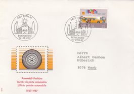 50 Jahre Automobil - Postbüro FDC