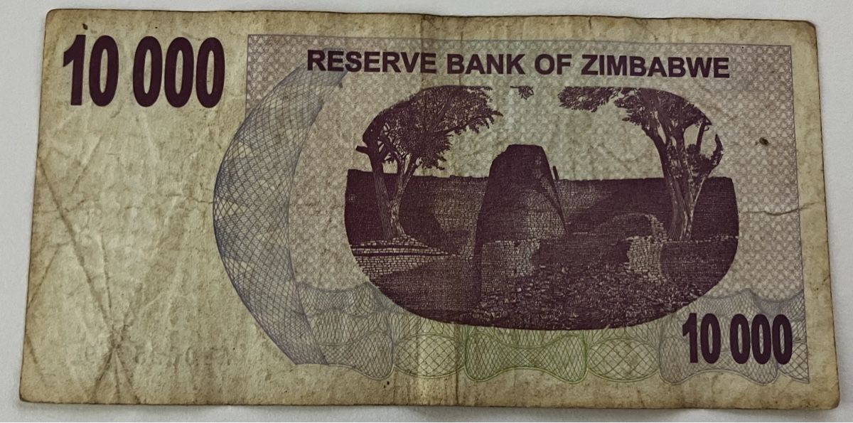 Banconote: Zimbabwe 10‘000 Dollars 2007 – Usato da Algetshausen venduto da Carrhard 1
