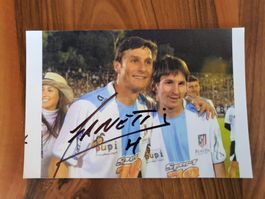 Javier Zanetti, handsigniert
