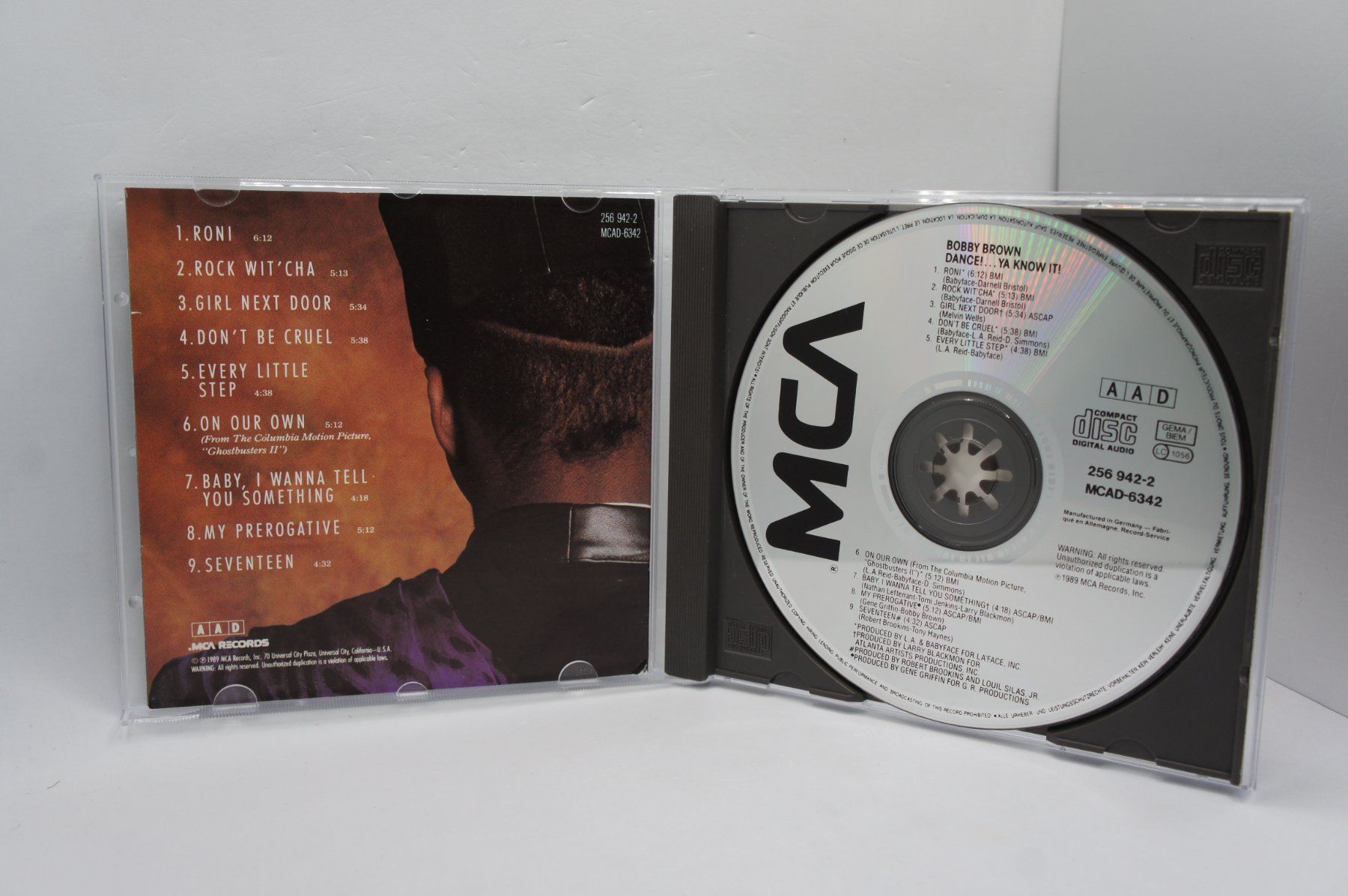 CDs: CD Bobby Brown - Dance!...Ya Know It! – D'occasion à Ernetschwil par luisvonerni 2