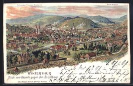 C. Steinmann: Winterthur, Blick vom Bäu