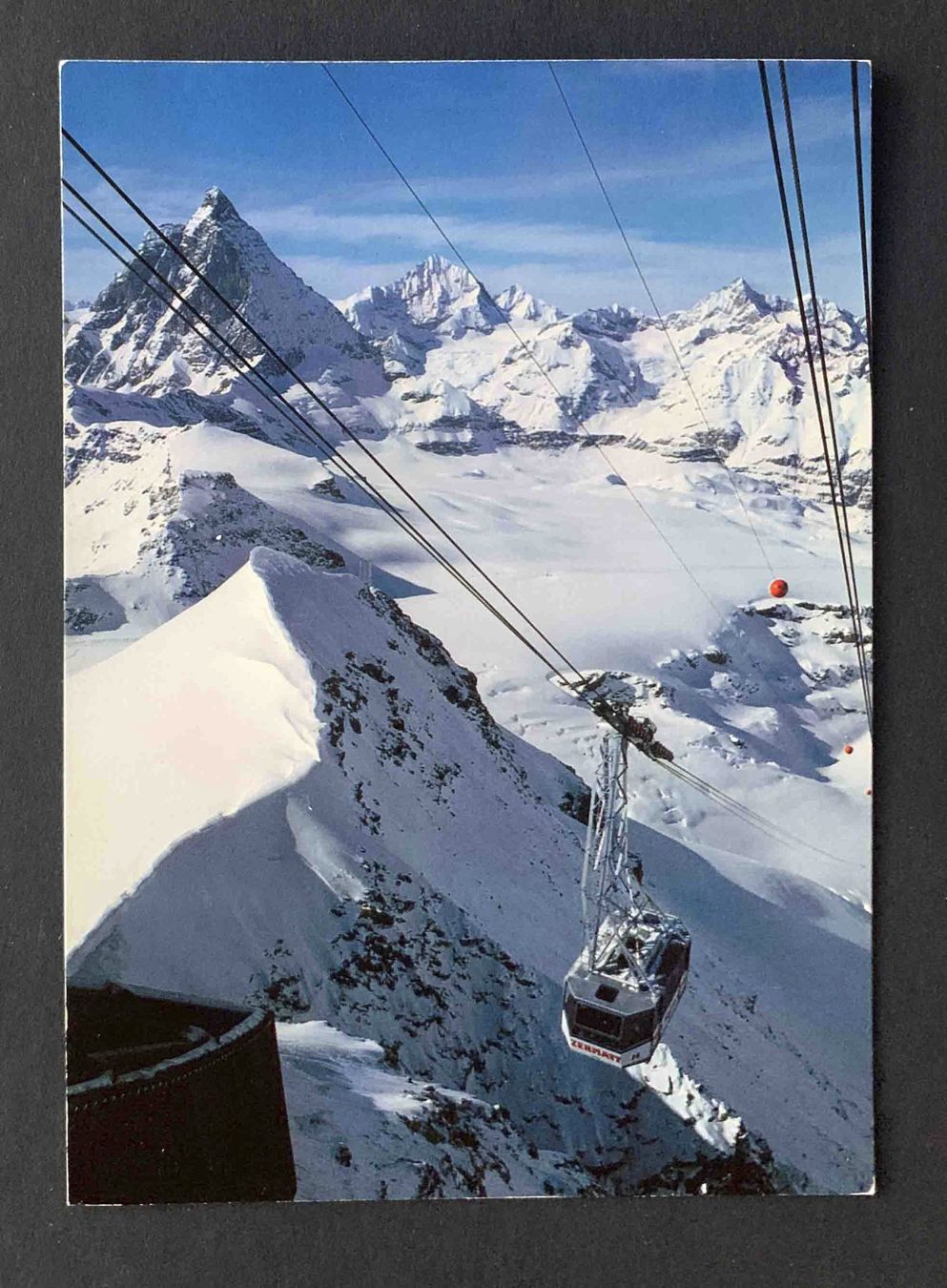 Ansichtskarten: AK Zermatt Luftseilbahn Klein Matterhorn – Gebraucht aus Goldau von artelier1