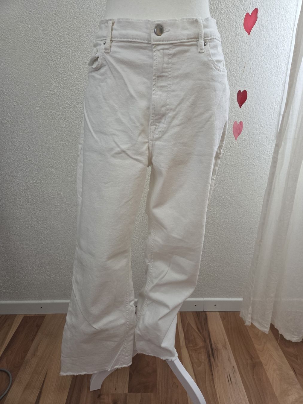Mango Jeans: Mango Denim, weisse Jeans, Gr. 44, Sommer – Nuovo (secondo la descrizione) da Hittnau venduto da SirKahn