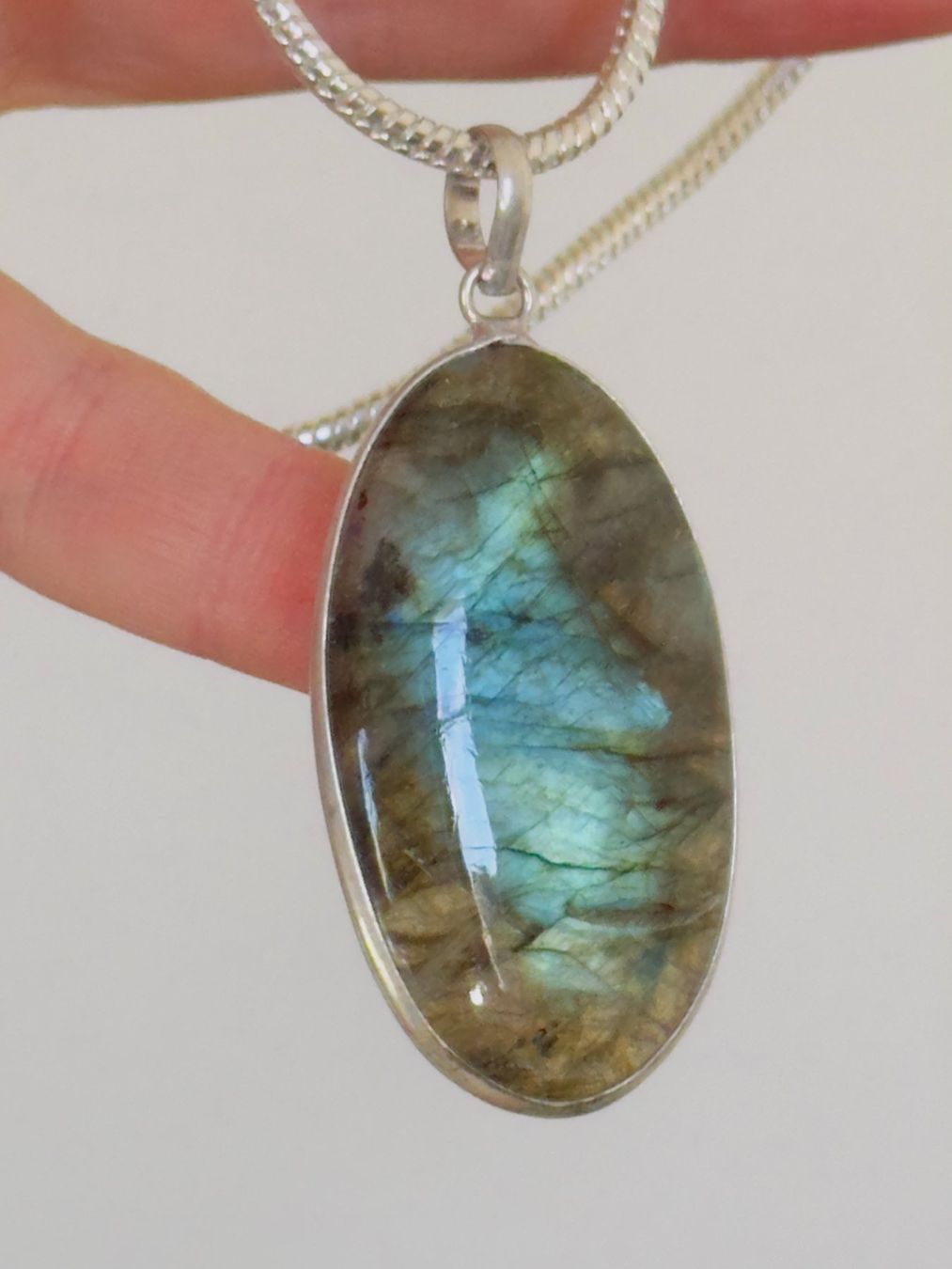 Catenine: Labradorite necklace – Nuovo e nell'imballaggio originale da Genève venduto da AGBERG 7