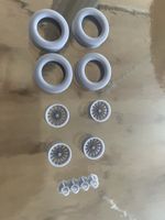 1:24 Felgensatz 3D Druck für Modellautos Revell Monogram