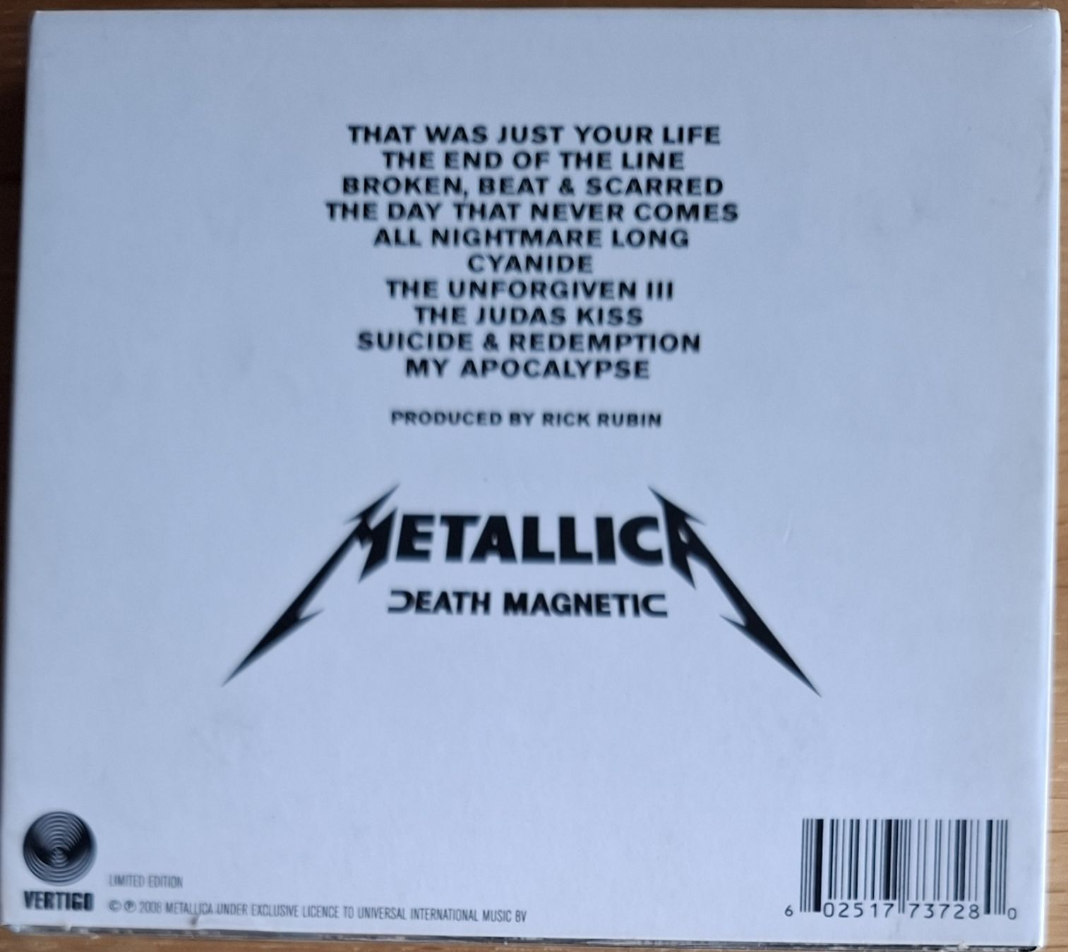 CDs: CD " Death Magnetic" von Metallica – Neu (gemäss Beschreibung) aus Winterthur von DanielaB07 1
