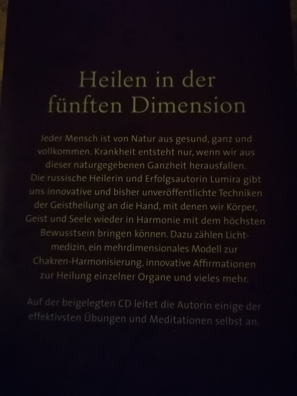 Bücher: Geistige Heilung. Lumira  – Gebraucht aus Wahlen b. Laufen von Aweiss 1
