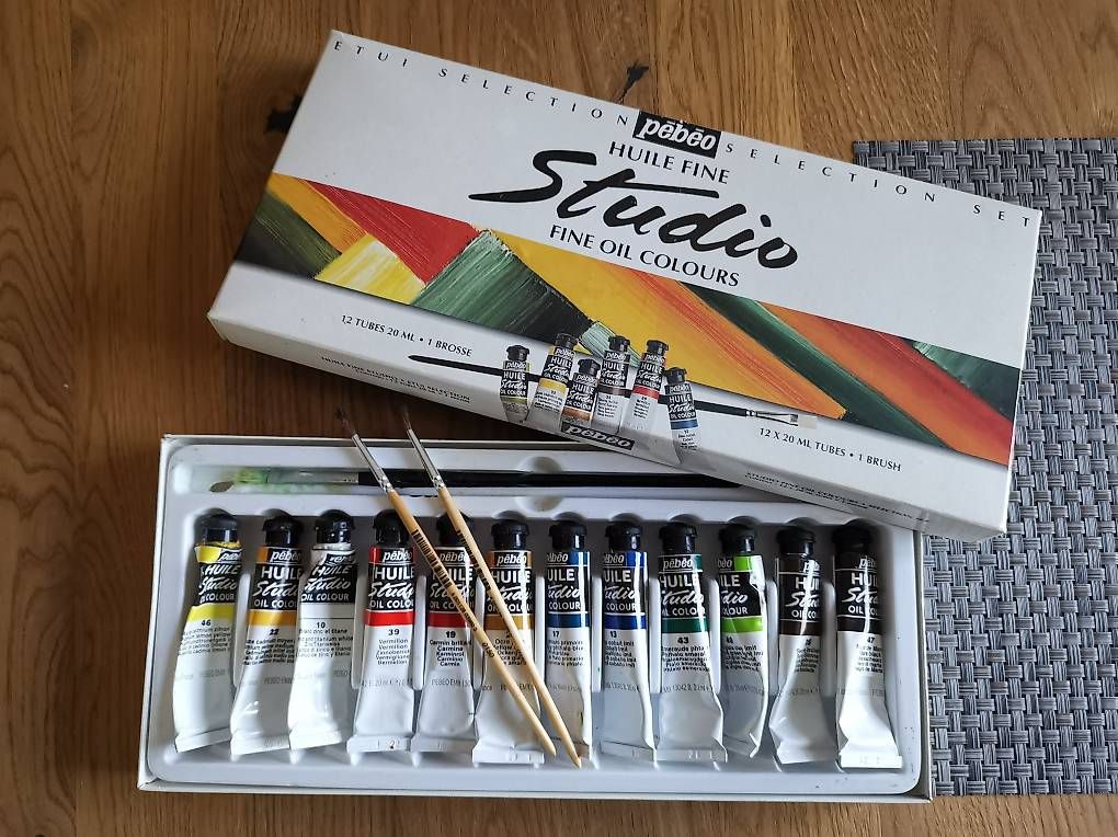 Colori: Studio Fine oil Colors + 4 Bücher – Usato da Buchs AG venduto da Mix01